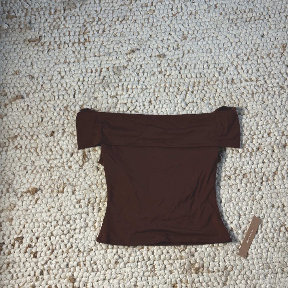 Reformation Off Shoulder Cello Top